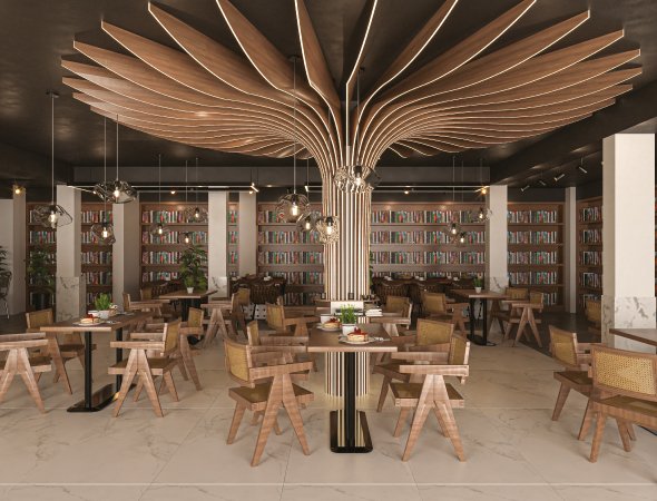 Cafe Biblio by Mados