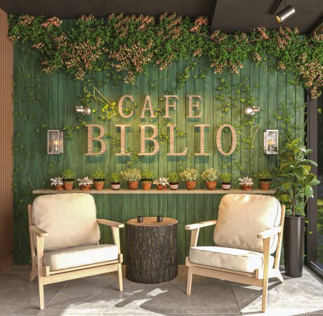 Cafe Biblio by Mados