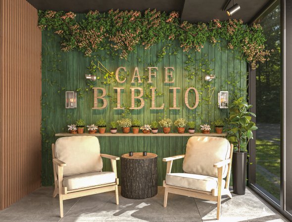 Cafe Biblio by Mados